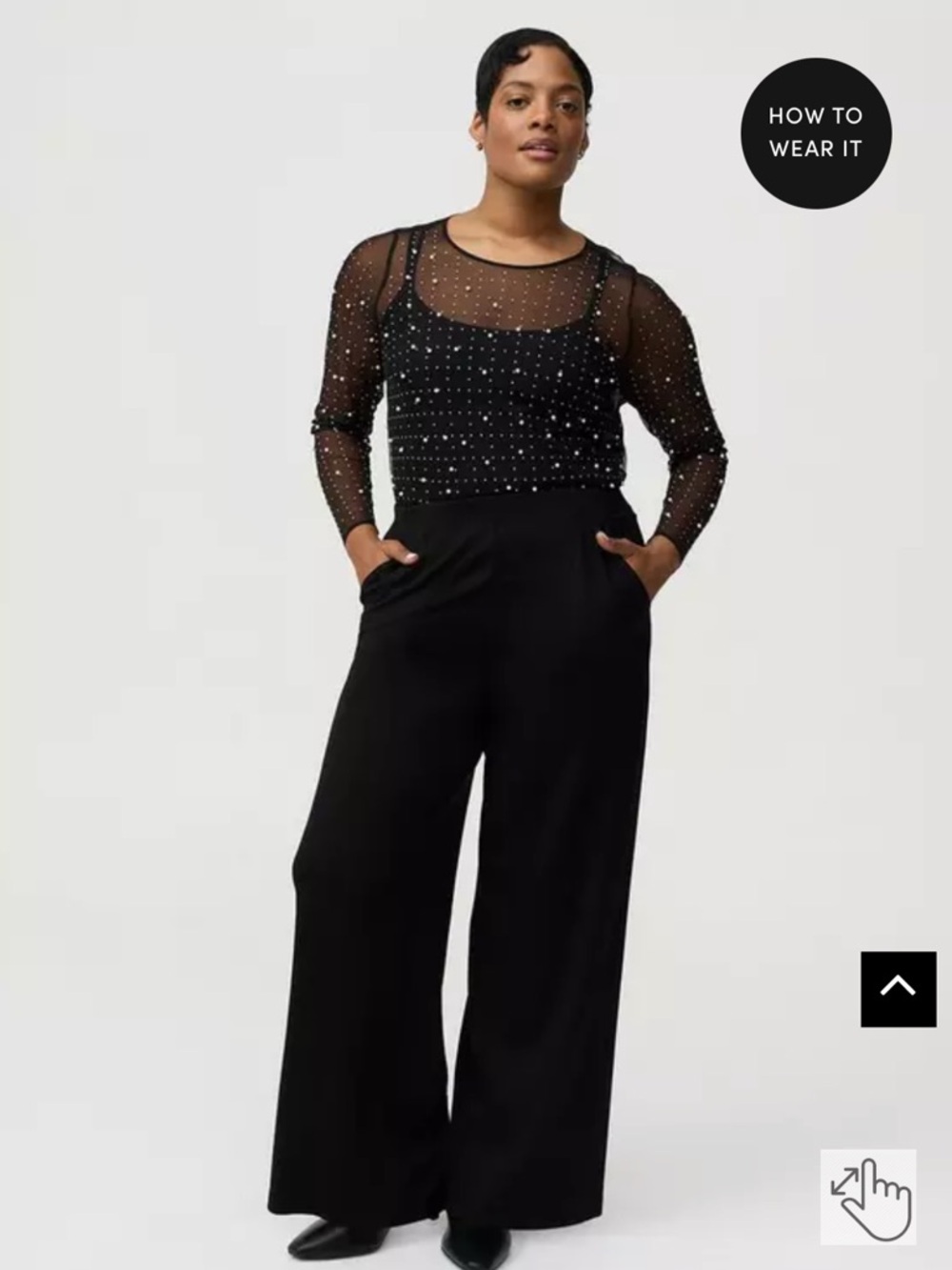 NWT Torrid deep black Pull-On Wide-Leg Lightweight Ponte Pant size 2X SHORT